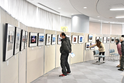 ええところ写真コンテストの写真展示の様子